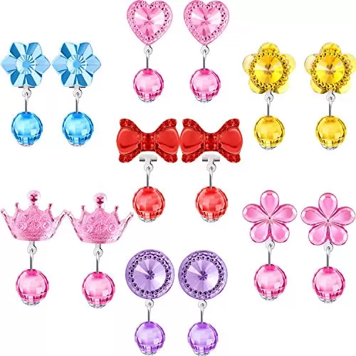 7 Pairs of Clip on Earrings