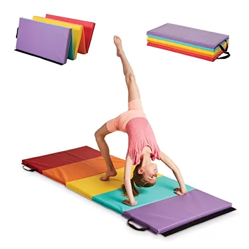 HearthSong Folding Gymnastics Tumbling Mat