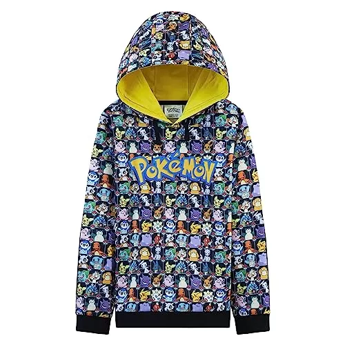 Pokemon Themed Hoodie for Boys and Teens