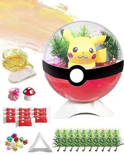 Pokemon DIY Night Light Terrarium Craft Kit – Yellow