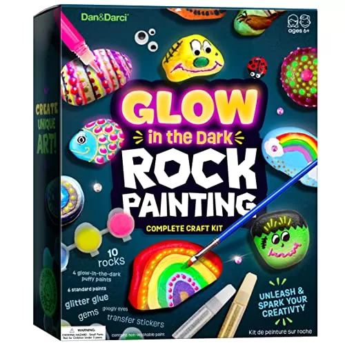Glow-in-the-Dark Rock Painting Kit
