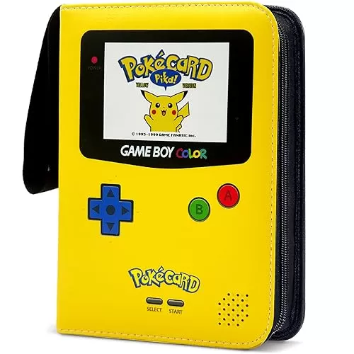 Guacalloon 4-Pocket Trading Card Binder – Yellow