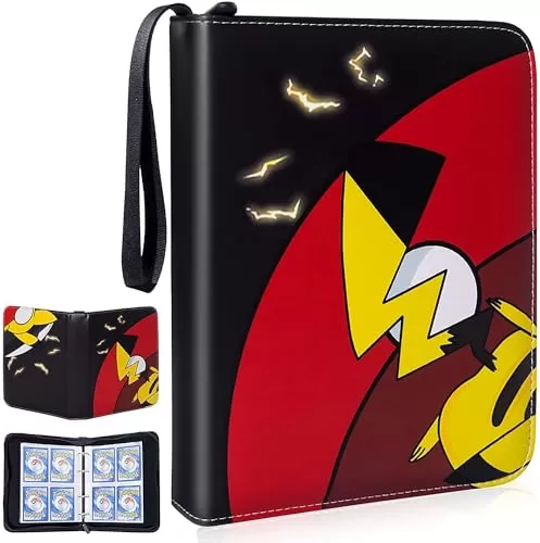 Pokemon Card Binder with Sleeves – Holds Up to 480 Cards