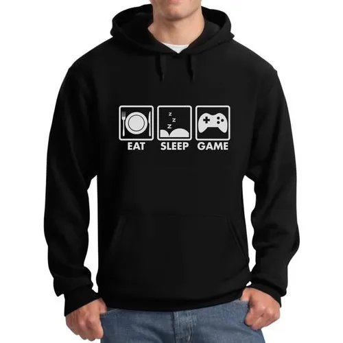 Tstars Eat Sleep Game Repeat Gamer Hoodie
