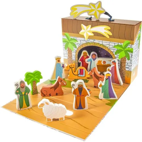 Imagination Generation My First Noel Wooden Nativity Set