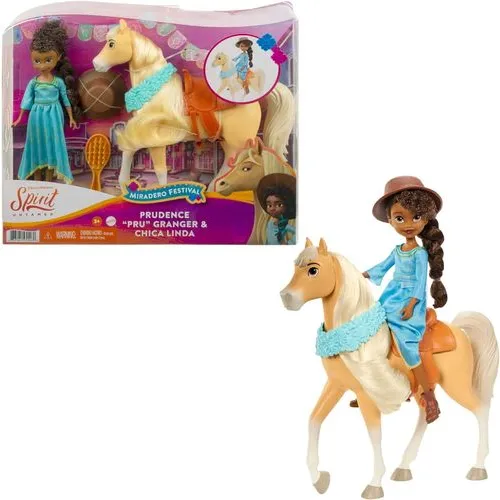 Mattel Spirit Untamed Pru & Chica Linda Festival Playset