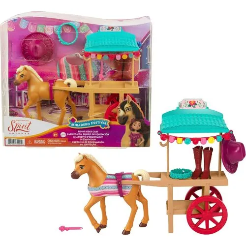 Mattel Spirit Untamed Miradero Festival Riding Gear Cart