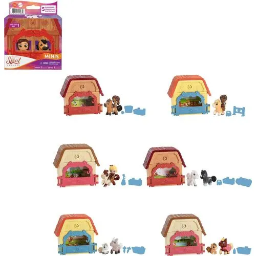 Mattel Spirit Untamed Mini Horse & Friend Set
