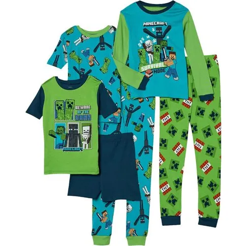 Minecraft Boys’ Cotton Pajama Set