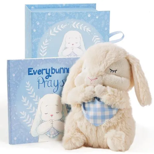 Tickle & Main Everybunny Prays Gift Set – Blue