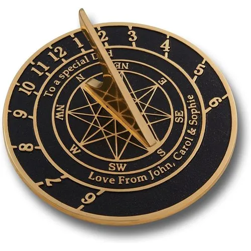 The Metal Foundry Custom Brass Sundial