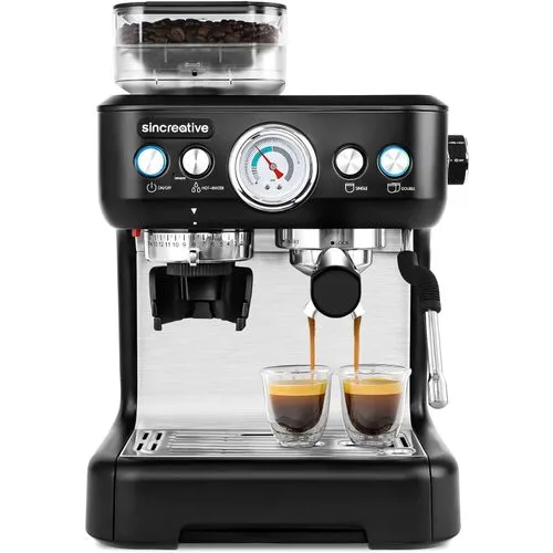 Sincreative All-in-One Espresso Machine with Grinder