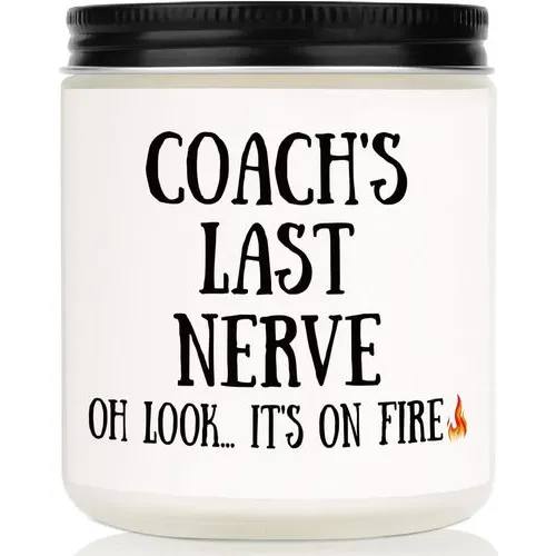 Sports Coach Appreciation Scented Candle