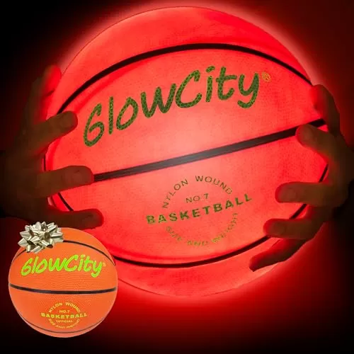 GlowCity LED Light-Up Basketball – Night Play Edition