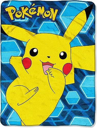 Northwest Pokémon ‘Glitch Pikachu’ Micro Raschel Throw Blanket