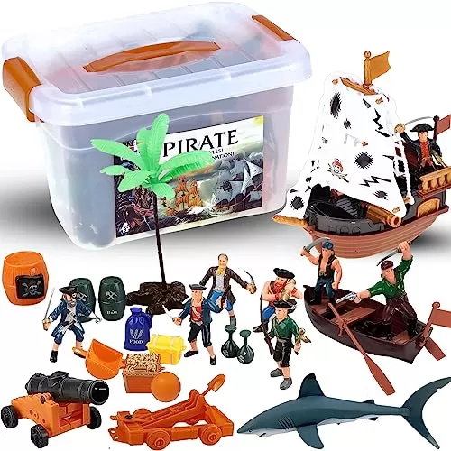 Liberty Imports Pirate Adventure Playset Bucket