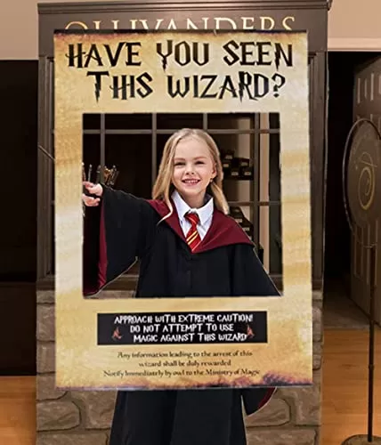 Wizard Photo Booth Frame: Capture Magical Moments