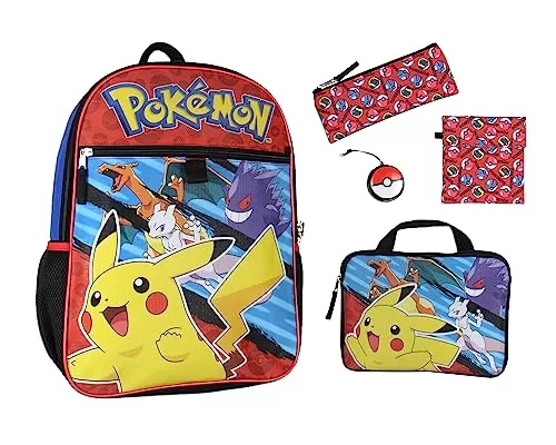 Pokemon 16″ Backpack and Accessory Set