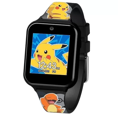 Accutime Kids Pokémon Pikachu Learning Touchscreen Smart Watch