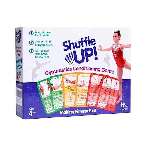 Shuffle Up Active Gymnastics Card Games for Kids