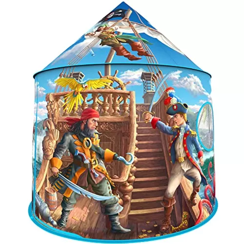 Adventure-Themed Pirate Ship Play Tent for Boys and Girls