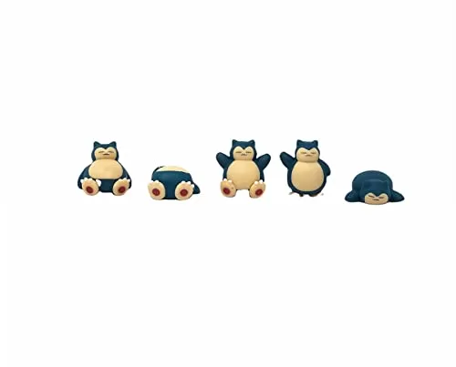 Snorlax Action Figures and Cake Toppers Set