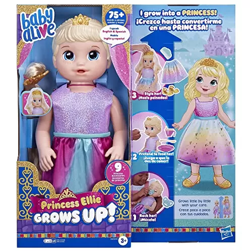 Princess Ellie Interactive Growth Doll