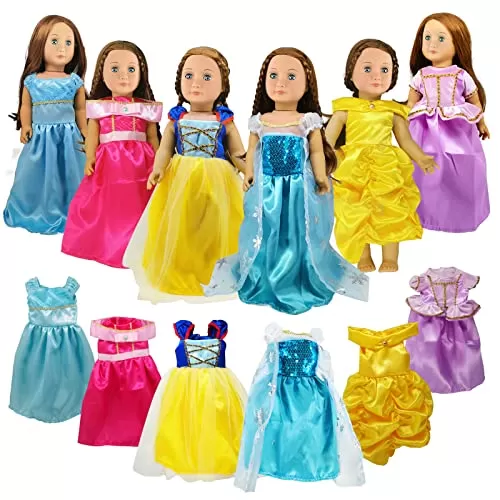 Royal Dress-Up Clothes Set for 18-Inch Dolls