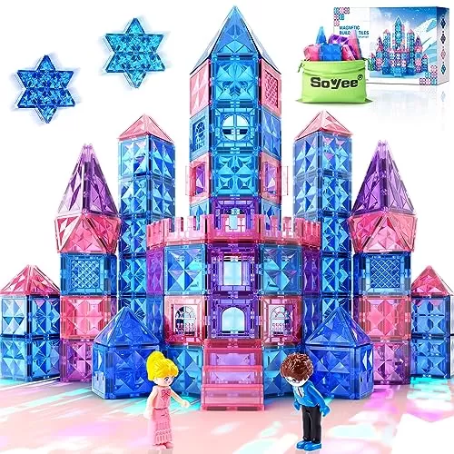 Sparkling Princess Diamond Magnetic Tiles