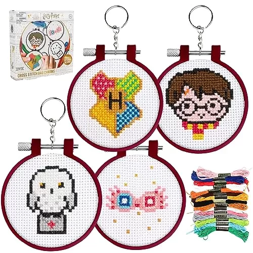 Stitch Your Favorite Harry Potter Characters with This Fun and Easy Beginner Cross Stitch Kit!