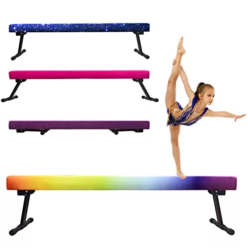 Sealoha 6ft Adjustable & Foldable Gymnastics Balance Beam