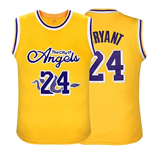 Youth Embroidered Basketball Jersey – Yellow