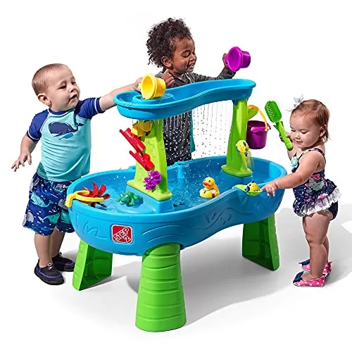 Step2 Rain Showers Splash Pond: Interactive Outdoor Water Table for Kids