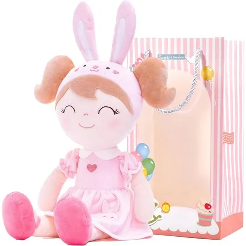 Gloveleya Soft Plush Bunny Doll with Gift Box
