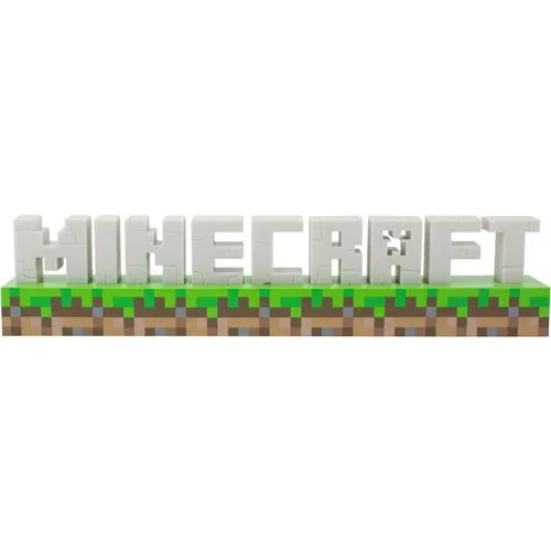 Minecraft Iconic Pixel Logo Light