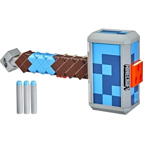 NERF Minecraft Stormlander Hammer Blaster