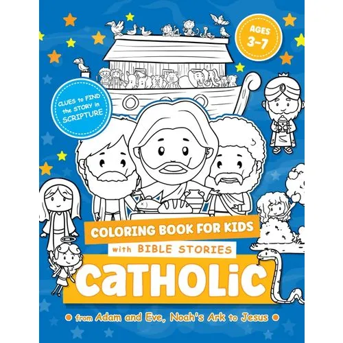 Bible Stories Coloring Book for Kids: Catholic Faith Through Creativity