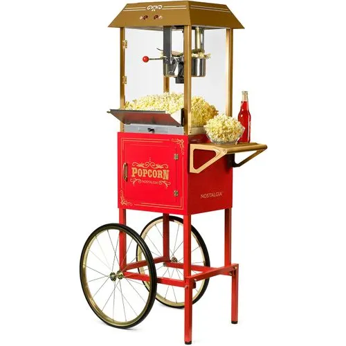 Nostalgia Vintage Popcorn Maker Cart